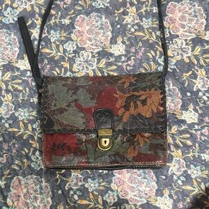 Patricia Nash Floral Patterned Crossbody Bag